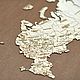 Пазл-карта России , Размер - 1500х795мм, Магниты - На каждой детали. Пазлы и головоломки. Декор Коми. Ярмарка Мастеров.  Фото №5