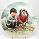 Тарелка Китайские Детские Игры: Китайские Шахматы 1985, Тарелки декоративные, Тверь,  Фото №1