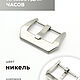 Пряжка часовая 24 мм, никель-сатин / pch017, Фурнитура, Санкт-Петербург,  Фото №1