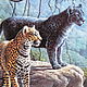 Тарелка Большие кошки Америки: Ягуар 1989. Тарелки декоративные. В Кладовке. Ярмарка Мастеров.  Фото №4