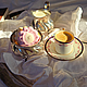 Винтаж: Антикварная кофейная пара Charles Ahrenfeldt  Limoges. Кружки винтажные. Olika Vintage. Ярмарка Мастеров.  Фото №4
