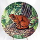 Тарелка Большие кошки Америки: Ягуарунди 1990, Тарелки декоративные, Тверь,  Фото №1