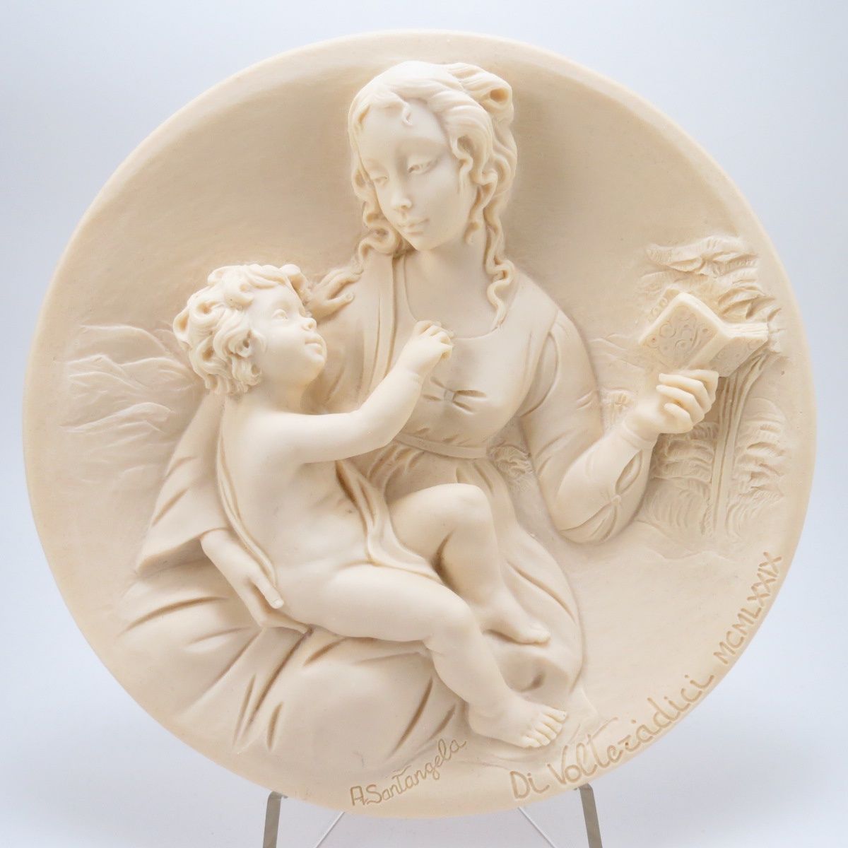 Тарелка-барельеф Живые Мадонны: Безмятежная Мадонна 1979 в интернет ...