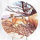 Тарелка Большие кошки Америки: Пума, 1989, Тарелки декоративные, Тверь,  Фото №1