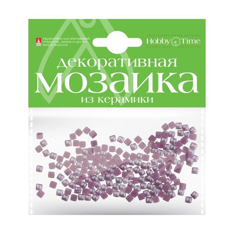 Мозаика декоративная из керамики 8Х8 ММ,100 ШТ., ЛИЛОВЫЙ в интернет ...